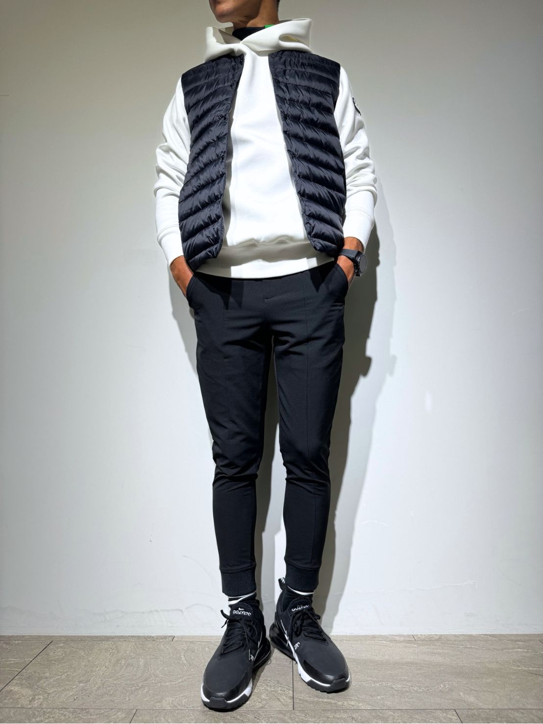 SLDO AddElm ハイネックインナー 黒 ストレッチ メンズ XS SLDO AddElm ハイネックインナー 黒 ストレッチ メンズ XS