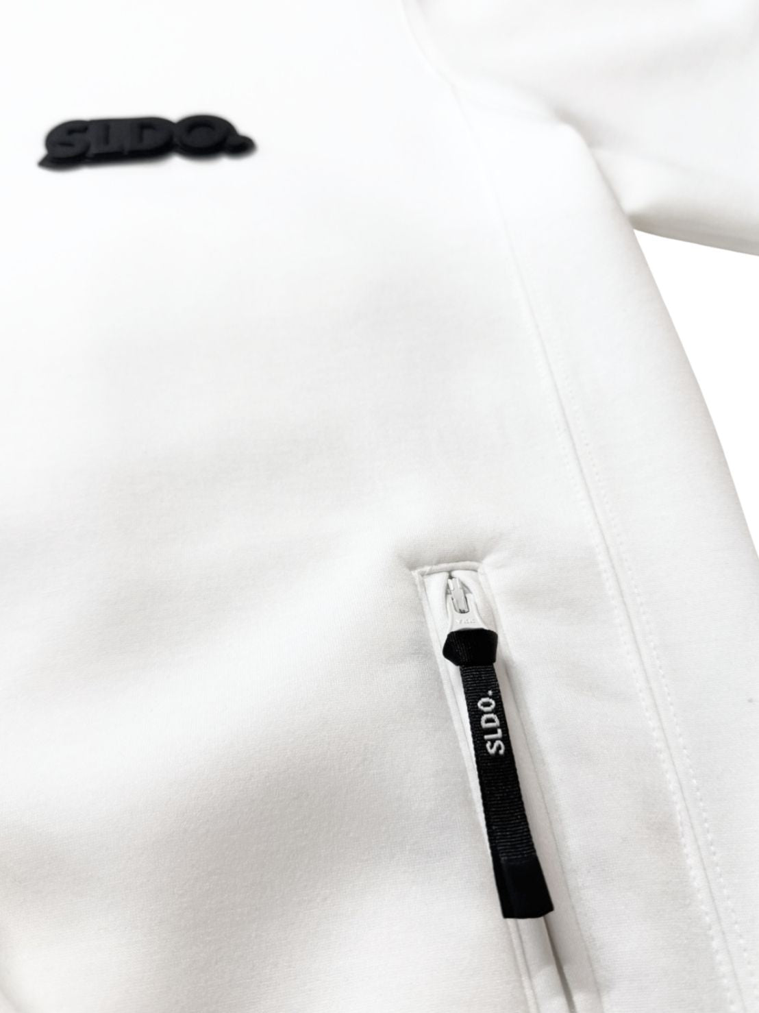 ライト ダブルニットプルオーバー 3D SHADOW LOGO/WHITE (UNISEX