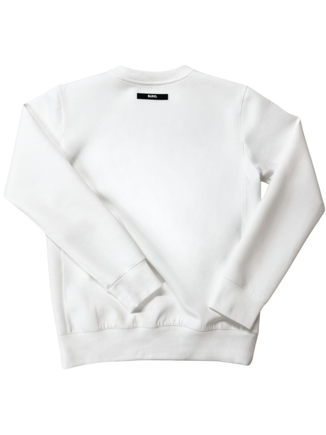 SLDO ホワイト ライト ダブルニットプルオーバー長袖 ライト ダブルニットプルオーバー 3D SHADOW LOGO/WHITE (UNISEX