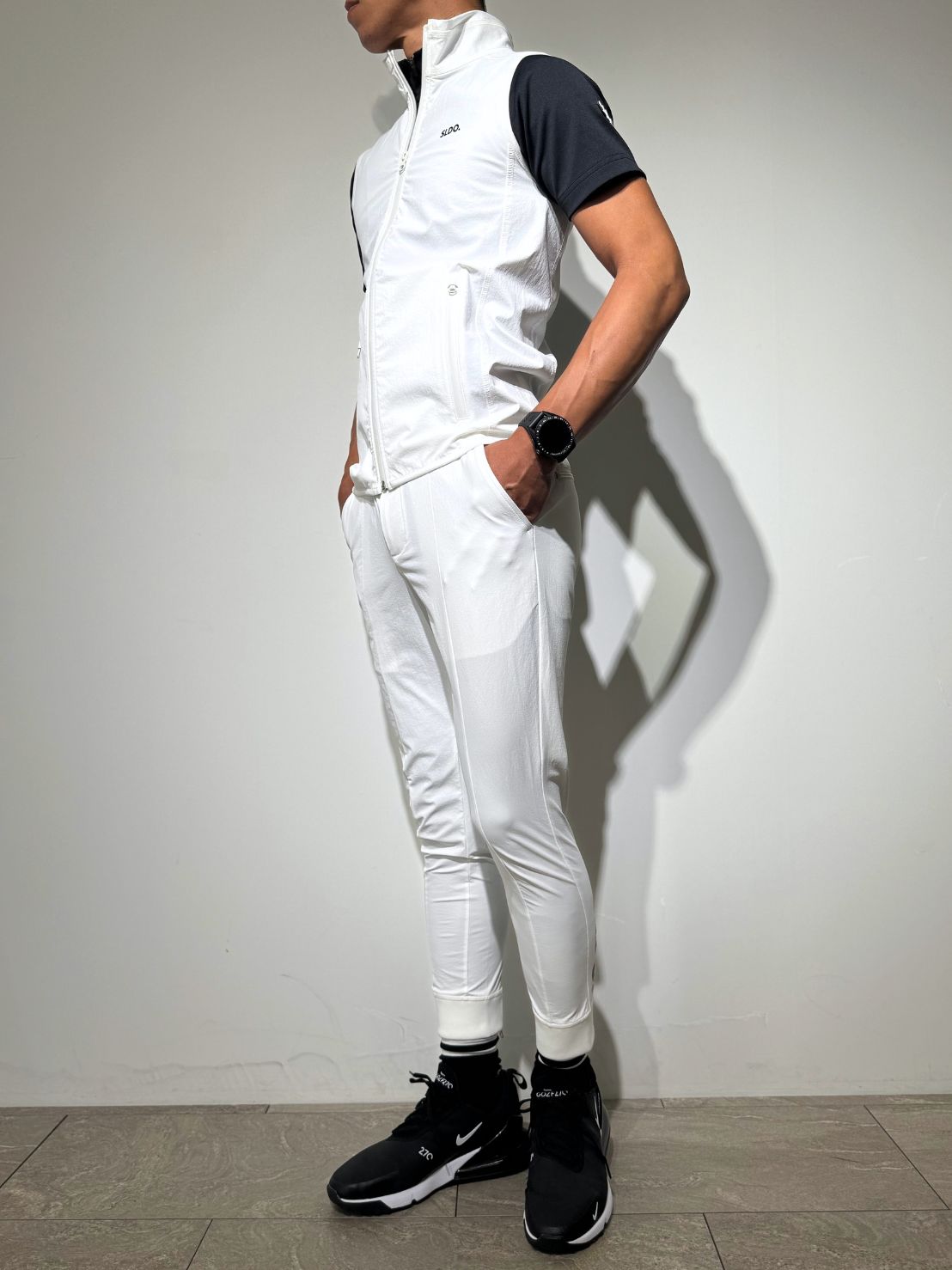 XXL SLDO. エスルド　CODURAナイロン　4WAY ストレッチ NEW STD CORDURA(R) NYLON SLDO. 4WAY STRETCH リブパンツ/WHITE