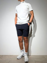 画像をギャラリービューアに読み込む, シェルタリングドライピケ 4WAY STRETCH ハーフパンツ BACK LOGO/DARK NAVY
