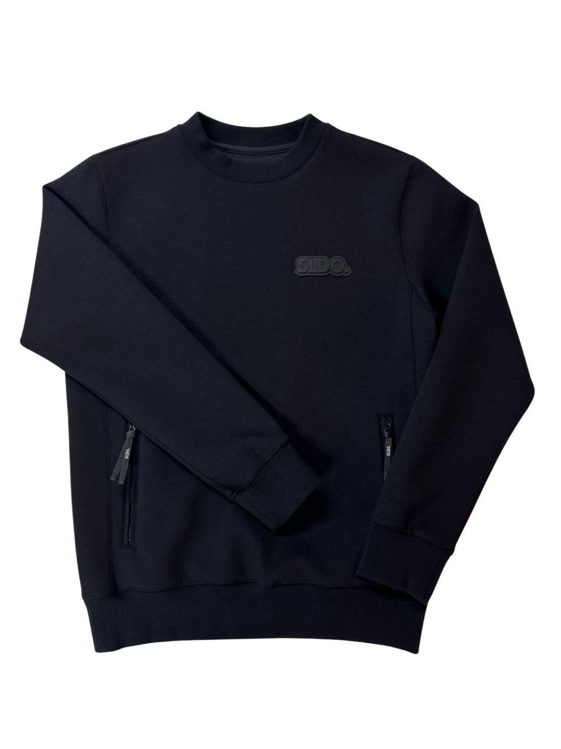 SLDO. エスルド　ゴルフシャツ 男女兼用XSサイズ　新品未使用 SLDO. エスルド ハイネック 半袖Tシャツ ブラック系 ゴルフ