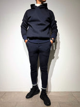 画像をギャラリービューアに読み込む, ライト ダブルニットフーディー/DARK NAVY (UNISEX)

