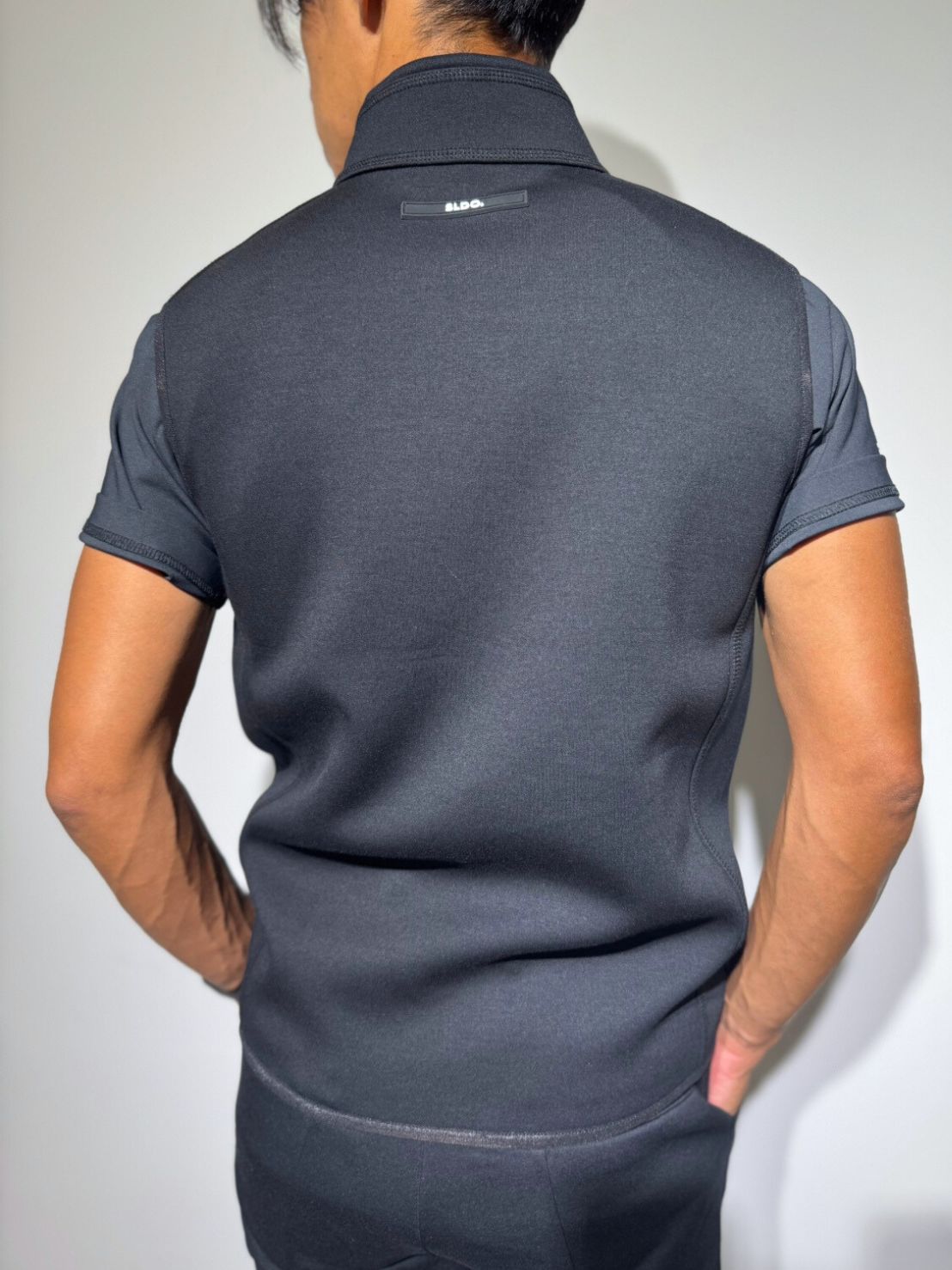 専用　SLDO ライトダブルニットフーディー/GRAY XL ライト ダブルニットフーディー SIDE 3D SHADOW LOGO/GRAY