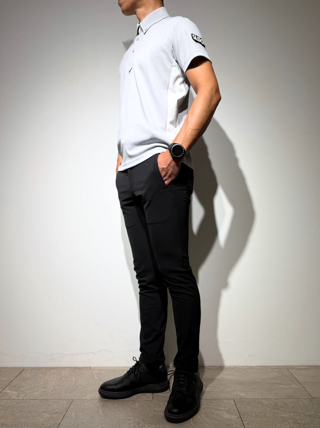 シェルタリングドライピケ 4WAY STRETCH パンツ/BLACK (UNISEX) – SLDO.