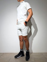 이미지를 갤러리 뷰어에 로드 , 半袖モックネック カットソー シェルタリングドライ NEW STD LOGO/WHITE
