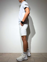 画像をギャラリービューアに読み込む, シェルタリングドライピケ 4WAY STRETCH ハーフパンツ BACK LOGO/WHITE
