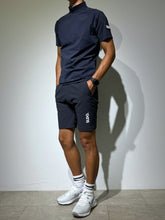 이미지를 갤러리 뷰어에 로드 , CODURA(R) NYLON 4WAY STRETCH ハーフパンツ  FRONT BACK LOGO/DARK NAVY
