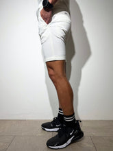 画像をギャラリービューアに読み込む, シェルタリングドライピケ 4WAY STRETCH ハーフパンツ BACK LOGO/WHITE
