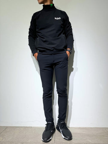 NEW STDダブルクロスストレッチプルオーバー BLACK (UNISEX) – SLDO