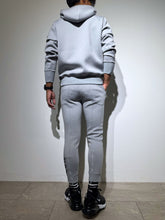 이미지를 갤러리 뷰어에 로드 , ライト ダブルニットフーディー SIDE 3D SHADOW LOGO/GRAY (UNISEX)
