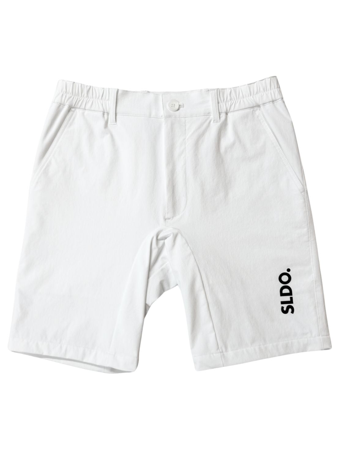 CODURA(R) NYLON 4WAY STRETCH ハーフパンツ FRONT BACK ZIP LOGO