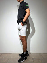 이미지를 갤러리 뷰어에 로드 , 半袖モックネック カットソー シェルタリングドライ NEON GREEN LOGO/BLACK
