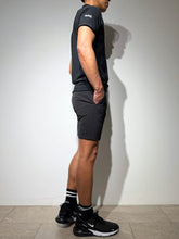 画像をギャラリービューアに読み込む, シェルタリングドライピケ 4WAY STRETCH ハーフパンツ  BACK LOGO/MATTE BLACK
