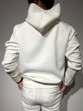 画像をギャラリービューアに読み込む, ライト ダブルニットフーディー/WHITE (UNISEX)
