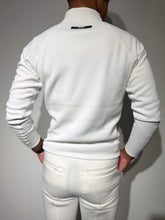 画像をギャラリービューアに読み込む, NEW STD裏起毛ストレッチハイネックロングスリーブTシャツ/WHITE (UNISEX)
