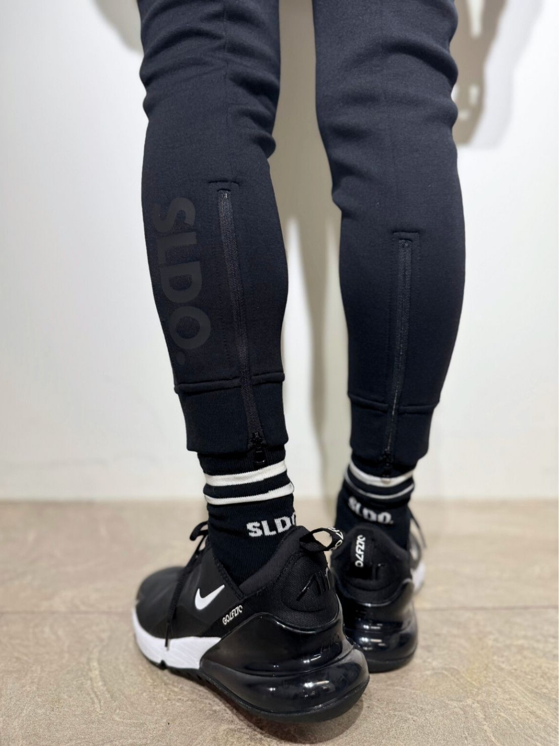 ライト ダブルニット リブパンツ/BLACK (UNISEX) – SLDO.