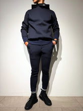 画像をギャラリービューアに読み込む, ライト ダブルニットフーディー/DARK NAVY (UNISEX)
