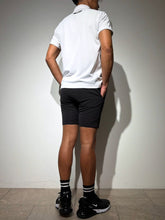画像をギャラリービューアに読み込む, シェルタリングドライピケ 4WAY STRETCH ハーフパンツ  BACK LOGO/MATTE BLACK
