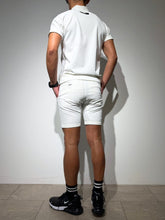 画像をギャラリービューアに読み込む, シェルタリングドライピケ 4WAY STRETCH ハーフパンツ BACK LOGO/WHITE
