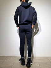 이미지를 갤러리 뷰어에 로드 , ライト ダブルニットフーディー FRONT 3D SHADOW LOGO/DARK NAVY (UNISEX)
