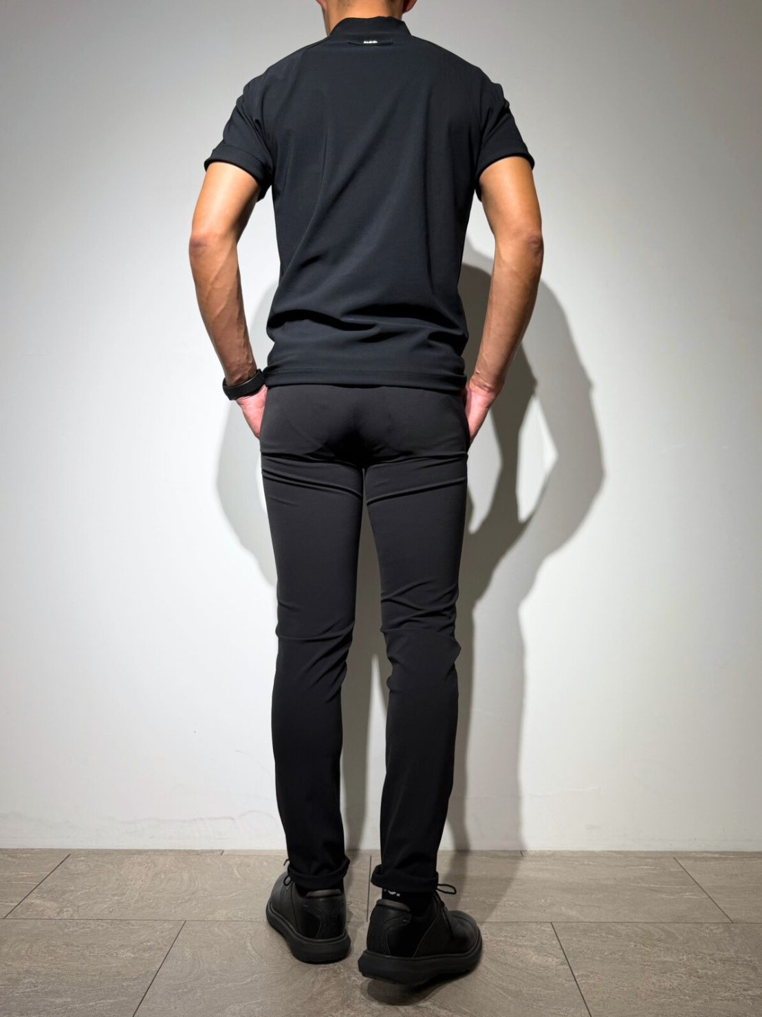シェルタリングドライピケ 4WAY STRETCH パンツ/BLACK (UNISEX) – SLDO.