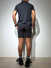 画像をギャラリービューアに読み込む, シェルタリングドライピケ 4WAY STRETCH ハーフパンツ  BACK LOGO/MATTE BLACK
