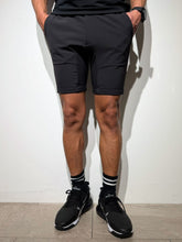 画像をギャラリービューアに読み込む, シェルタリングドライピケ 4WAY STRETCH ハーフパンツ  BACK LOGO/MATTE BLACK
