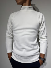 이미지를 갤러리 뷰어에 로드 , NEW STD裏起毛ストレッチハイネックロングスリーブTシャツ/WHITE (UNISEX)
