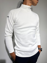 이미지를 갤러리 뷰어에 로드 , NEW STD裏起毛ストレッチハイネックロングスリーブTシャツ/WHITE (UNISEX)
