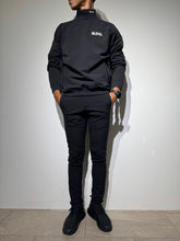 이미지를 갤러리 뷰어에 로드 , 裏起毛プライムフレックス　サテンラインパンツ/BLACK
