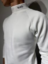 이미지를 갤러리 뷰어에 로드 , NEW STD裏起毛ストレッチハイネックロングスリーブTシャツ/WHITE (UNISEX)
