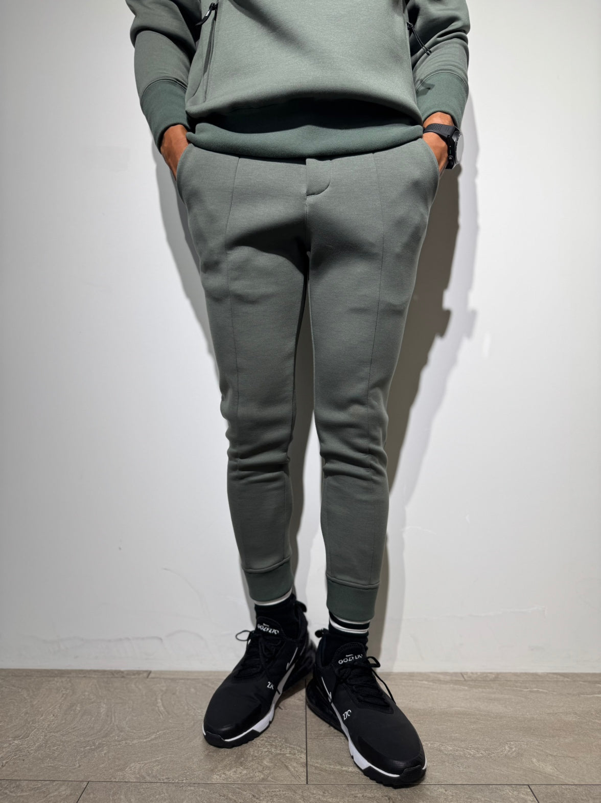 SLDO 4 Sサイズ　新品　ライトダブルニットリブパンツ　ブラック SLDO 4 Sサイズ 新品 ライトダブルニットリブパンツ ブラック 全商品