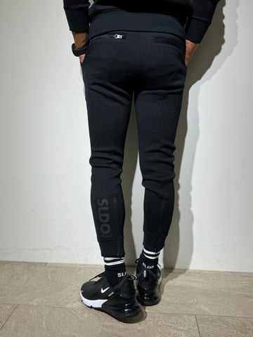 ライト ダブルニット リブパンツ/BLACK (UNISEX) – SLDO