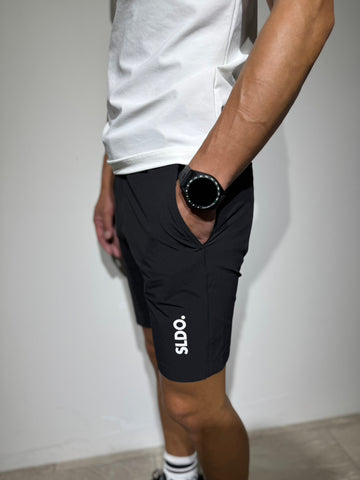 CODURA(R) NYLON 4WAY STRETCH ハーフパンツ FRONT BACK LOGO/MATTE 