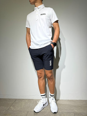 CODURA(R) NYLON 4WAY STRETCH ハーフパンツ FRONT BACK LOGO/DARK  