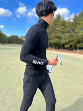 画像をギャラリービューアに読み込む, SLDO.ストレッチハイネックカットソー BLACK（UNISEX）
